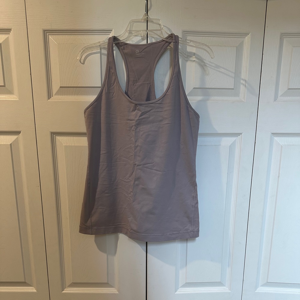 GapBodyFit, Lavender Razorback Tank Top